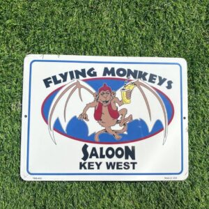 Flying Monkeys Saloon metal sign